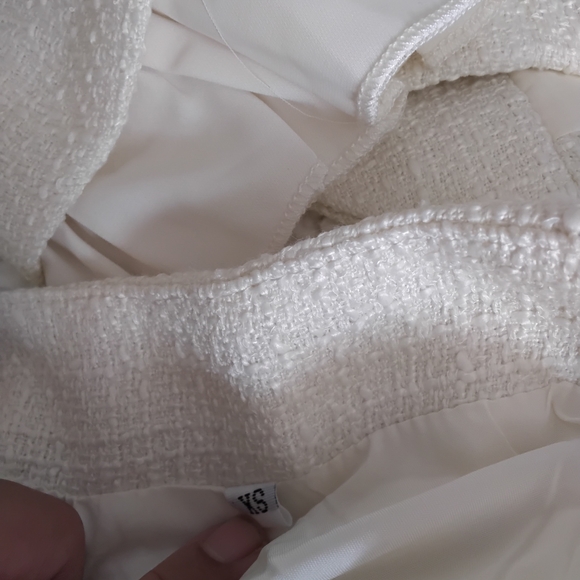 Ivory Ruffle-Front Girls' Formal Dress Set - Picture 4 of 4